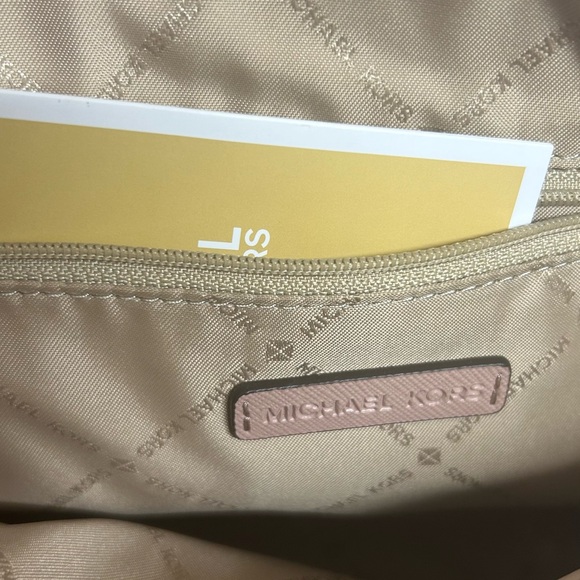 Michael Kors Pink Monogram Crossbody Bag - Picture 3 of 5